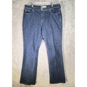 Levi's 515 Bootcut Jeans Women's Size 14 Long Western Flap Pocket Dark Wash